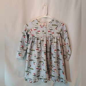 Kids Pajamas with Cartoon Print - Gray